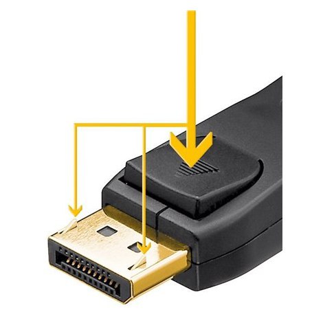 Goobay | DisplayPort cable | Male | 20 pin DisplayPort | Male | 20 pin DisplayPort | 2 m | Black - 2
